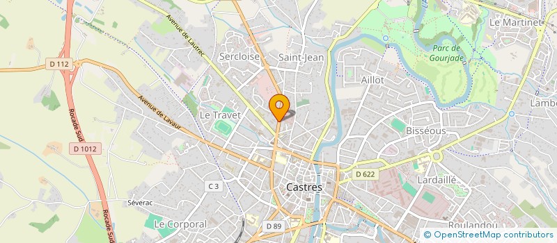 localisation de l'entreprise SARL VERFAU  CASTRES