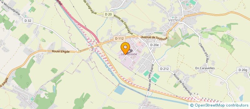 localisation de l'entreprise SARL VERFEIL AMBULANCES  VERFEIL