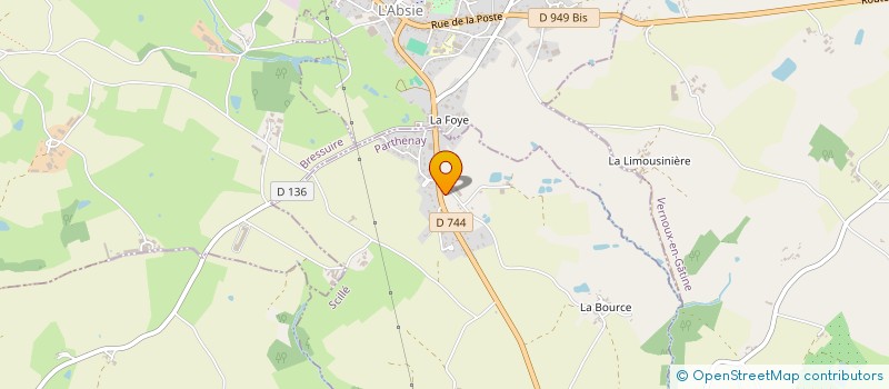 localisation de l'entreprise SARL VERGNAUD V.A.T. à SCILLE