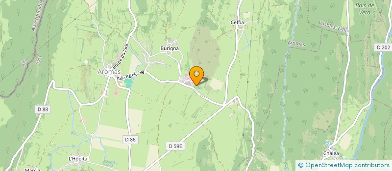 localisation de l'entreprise SARL VERGUIER  AROMAS