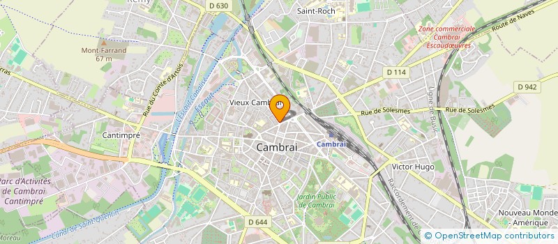 localisation de l'entreprise SARL VERHELLE à CAMBRAI