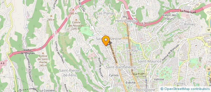 localisation de l'entreprise SARL VERIDIAG à NICE