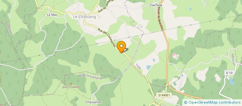 localisation de l'entreprise SARL VERNEJOUX à LE PESCHER