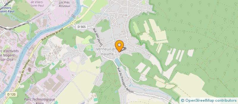 localisation de l'entreprise SARL VERNEUIL BATIMENT à VERNEUIL-EN-HALATTE