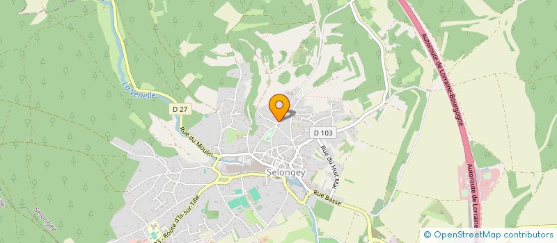localisation de l'entreprise SARL VERNEY à SELONGEY