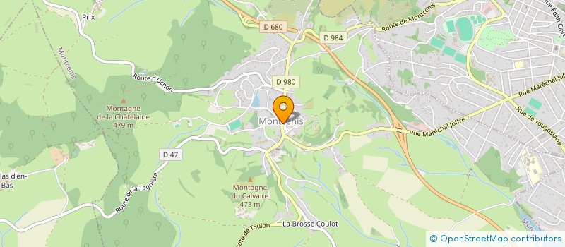 localisation de l'entreprise SARL VERNISSE FLEURS  MONTCENIS