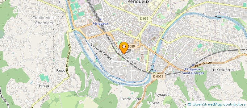 localisation de l'entreprise SARL VERONIQUE CHARTROULE  PERIGUEUX