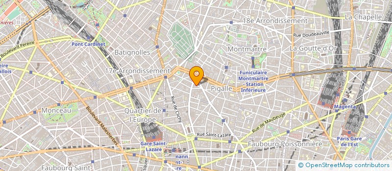 localisation de l'entreprise SARL VERONIQUE DE PRAINGY  PARIS