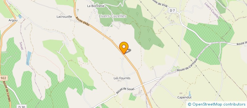 localisation de l'entreprise SARL VERRAL à CORDES-SUR-CIEL