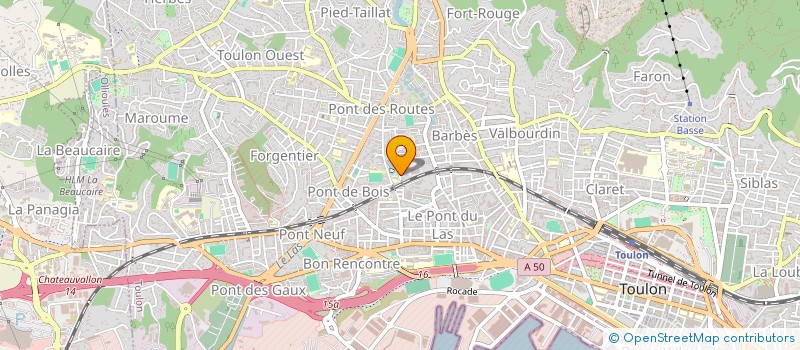 localisation de l'entreprise SARL VERRECCHIA à TOULON
