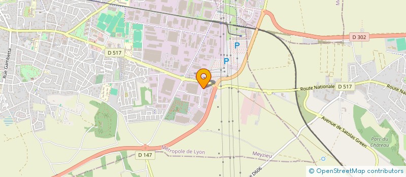 localisation de l'entreprise SARL VERRELLI  MEYZIEU