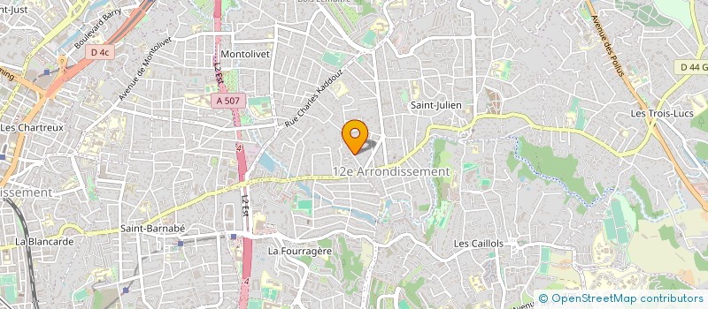 localisation de l'entreprise SARL VERRES & ROUGE DISTRIBUTION à MARSEILLE