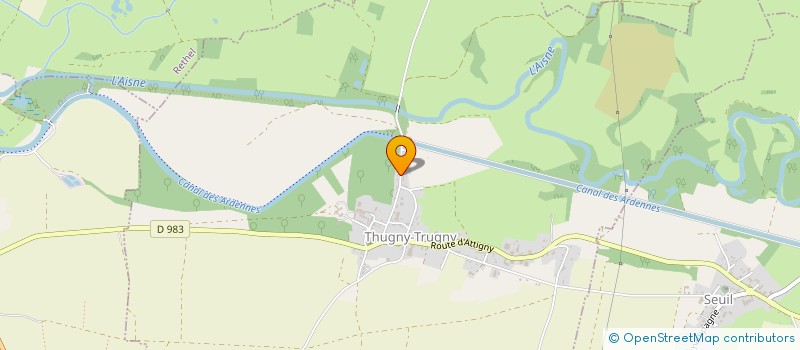 localisation de l'entreprise SARL VERSAL  RETHEL