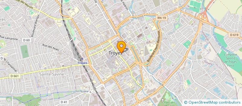localisation de l'entreprise SARL VERSION BOCCARA à TROYES
