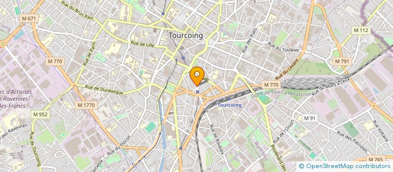 localisation de l'entreprise SARL VERSION ORIGINALE  TOURCOING