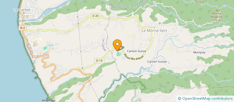 localisation de l'entreprise SARL VERT EVENT  LE MORNE-VERT