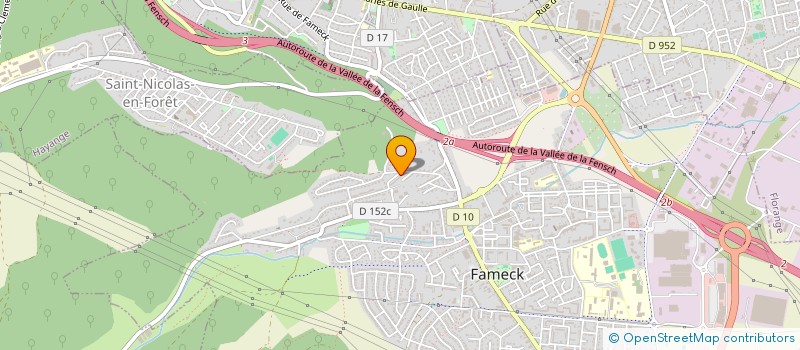 localisation de l'entreprise SARL VESCOVI  FAMECK