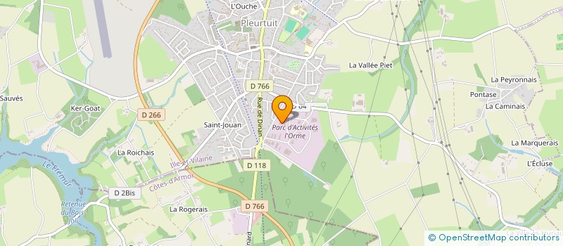 localisation de l'entreprise SARL VESDER  PLEURTUIT