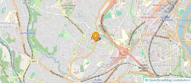 localisation de l'entreprise SARL VESSIERE ECULLY  ECULLY