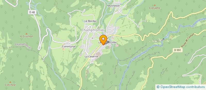 localisation de l'entreprise SARL VESSIERE LES EGRAVINES  MIJOUX