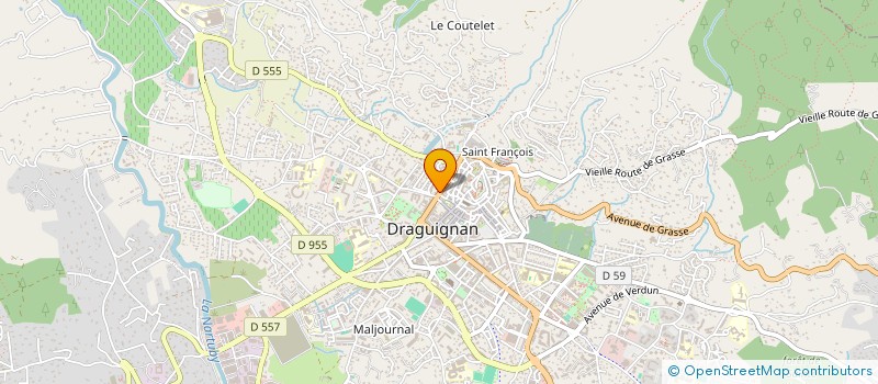 localisation de l'entreprise SARL VETEMENTS KACI DIFFUSION à DRAGUIGNAN