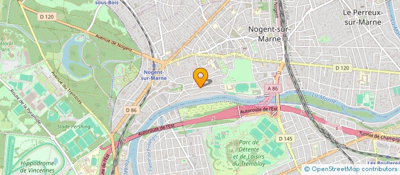 localisation de l'entreprise SARL VEYRON à NOGENT-SUR-MARNE