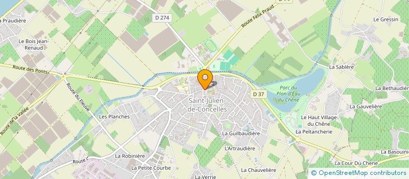 localisation de l'entreprise SARL VEZIN ET FILS à SAINT-JULIEN-DE-CONCELLES