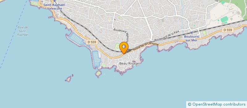 localisation de l'entreprise SARL VEZINET à SAINT-RAPHAEL