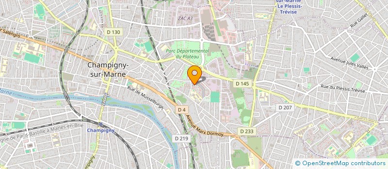 localisation de l'entreprise SARL VH EUROPE à CHAMPIGNY-SUR-MARNE