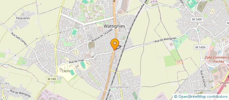 localisation de l'entreprise SARL VHC  TEMPLEMARS