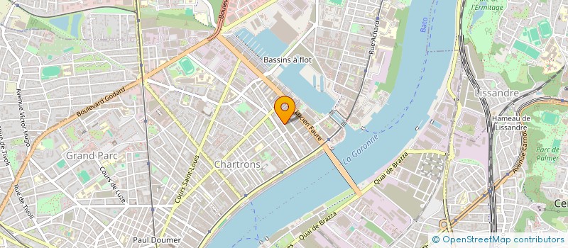 localisation de l'entreprise SARL VIA INFRASTRUCTURE  BORDEAUX