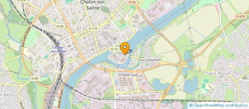 localisation de l'entreprise SARL VIA ROMA à CHALON-SUR-SAONE