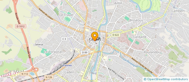 localisation de l'entreprise SARL VIA SABATIRI  CASTRES