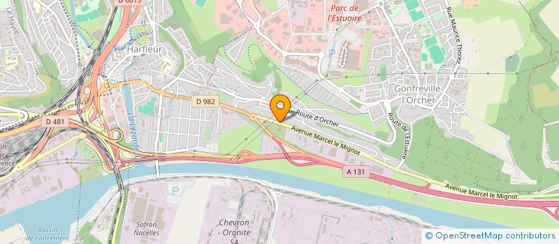 localisation de l'entreprise SARL VIARD UTILITAIRES à GONFREVILLE-L'ORCHER