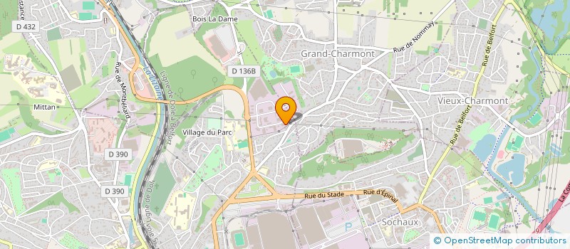 localisation de l'entreprise SARL VIAS 1800  MONTBELIARD