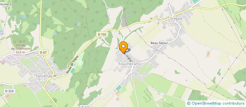 localisation de l'entreprise SARL VICAIRE à TARCENAY-FOUCHERANS
