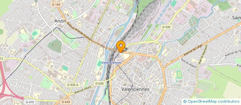 localisation de l'entreprise SARL VICAN à VALENCIENNES
