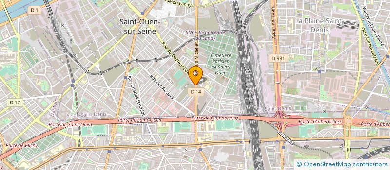 localisation de l'entreprise SARL VICKY  SAINT-OUEN-SUR-SEINE
