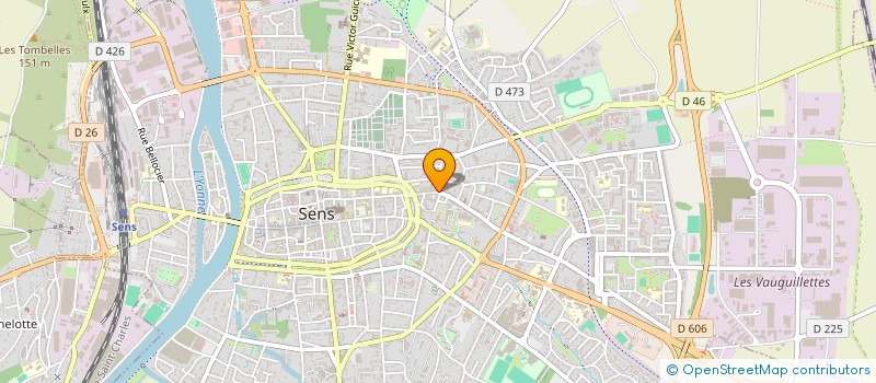localisation de l'entreprise SARL VICKY à SENS