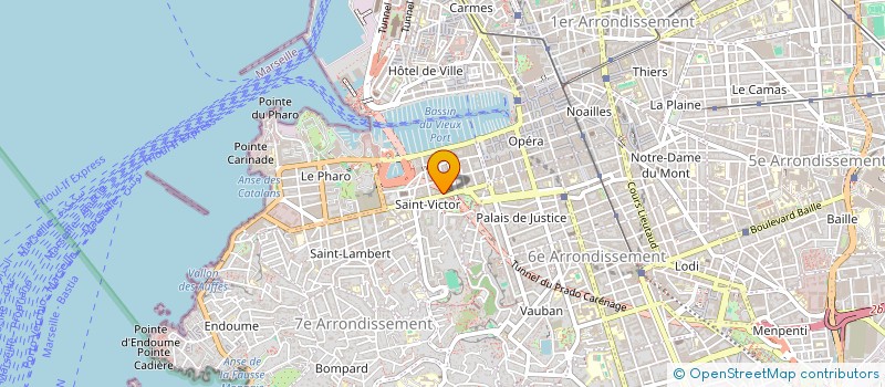 localisation de l'entreprise SARL VICTOIRE  MARSEILLE