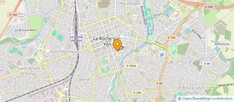 localisation de l'entreprise SARL VICTOR à LA ROCHE-SUR-YON