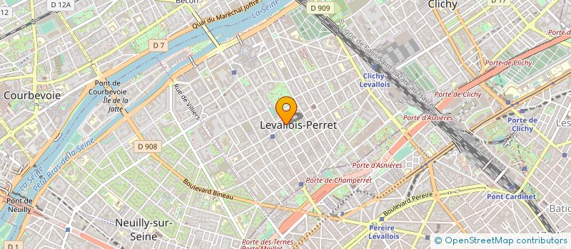 localisation de l'entreprise SARL VICTOR à LEVALLOIS-PERRET