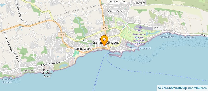 localisation de l'entreprise SARL VICTORIA à SAINT-FRANCOIS