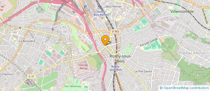 localisation de l'entreprise SARL VICTORIA à ROSNY-SOUS-BOIS