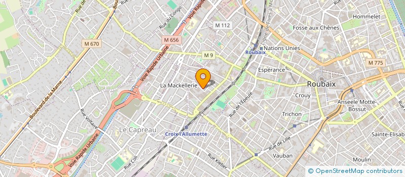localisation de l'entreprise SARL VICTORIA à ROUBAIX