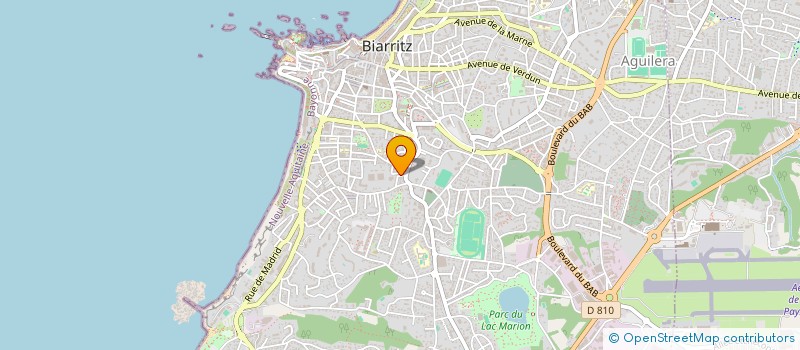 localisation de l'entreprise SARL VICTORIA à BIARRITZ