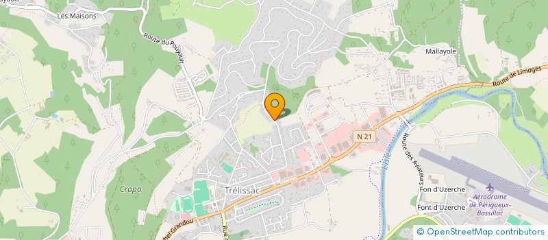 localisation de l'entreprise SARL VIDALION à TRELISSAC