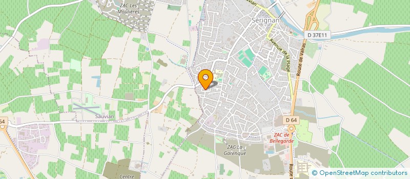 localisation de l'entreprise SARL VIDEIRA MARTINS à SERIGNAN