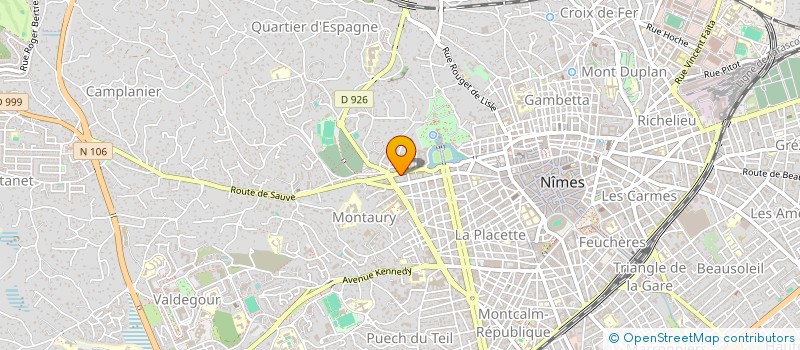 localisation de l'entreprise SARL VIDEO 7  NIMES