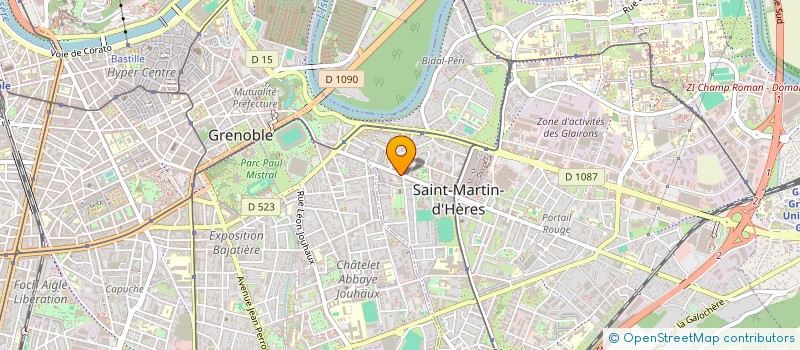 localisation de l'entreprise SARL VIDEO CLUB 68  SAINT-MARTIN-D'HERES